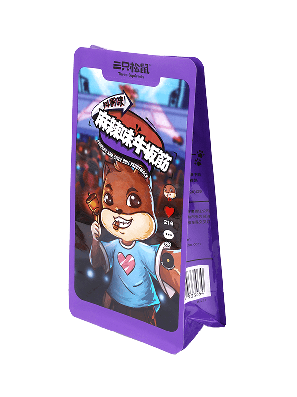 Buste di plastica personalizzate per l'imballaggio di alimenti