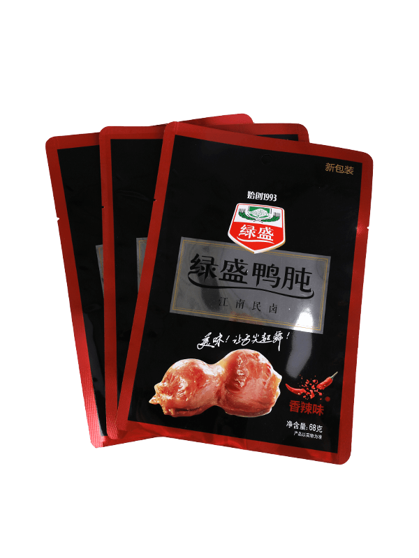 Sacchetto di imballaggio in plastica per snack con finitura opaca per alimenti