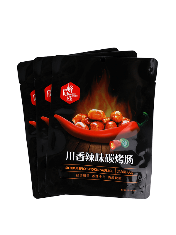 Sacchetto di imballaggio in plastica per snack con finitura opaca per alimenti