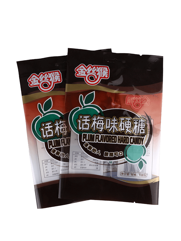 Sacchetto di imballaggio in plastica per snack con finitura opaca per alimenti